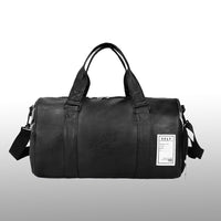 SwolSupply Grind Duffel — Weatherproof PU Leather Gym Bag